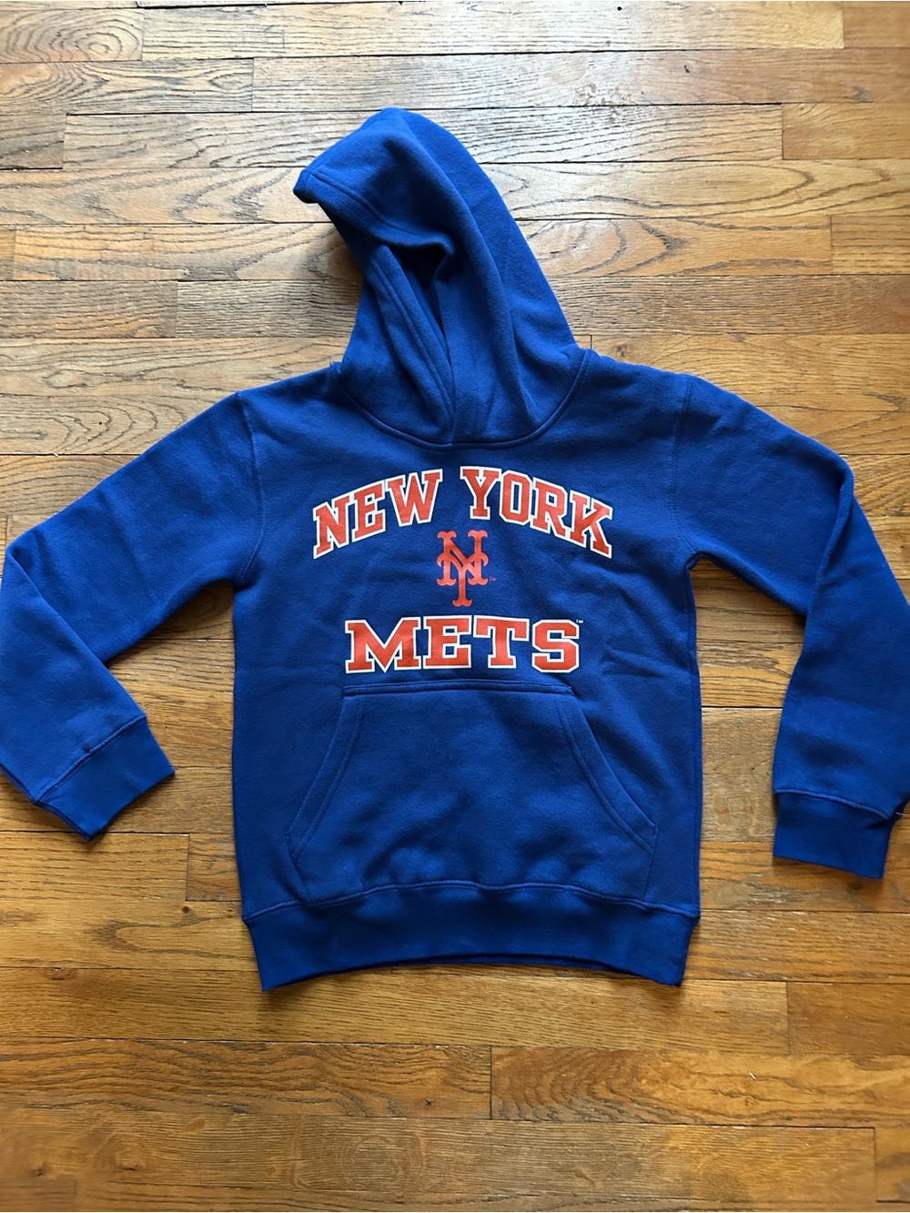 MLB New York Mets Royal Blue Hoodie Youth small (8)